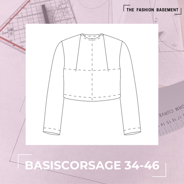 The fashion basement- Basiscorsage (34-46) -  € 21
