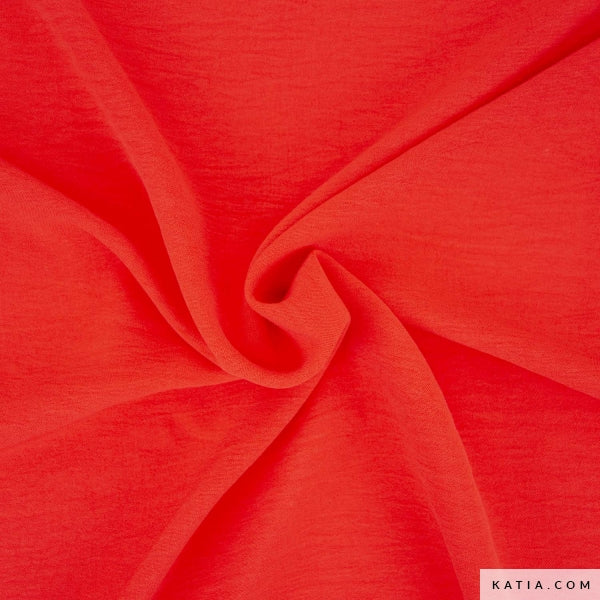 Techno Polyester - rood-  € 12 /m