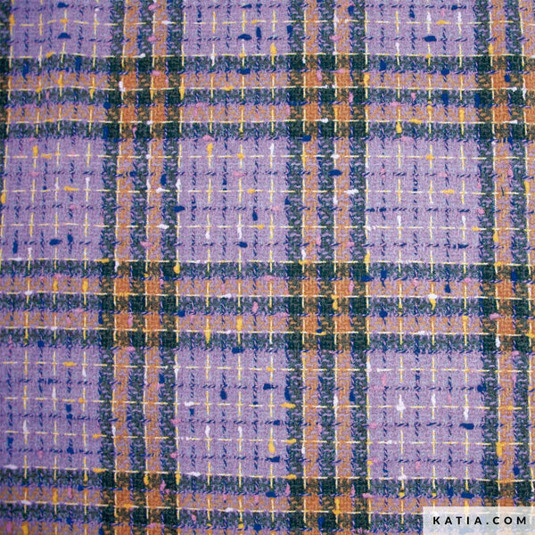katia - Tweed paars - € 21/m