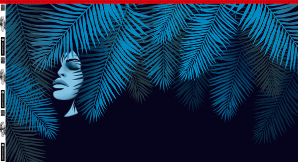 Palm Tree met gezicht - € 21,5 /paneel