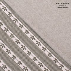 FM- Jacquard gebreid - Bloemen Zwart € 18,5/m