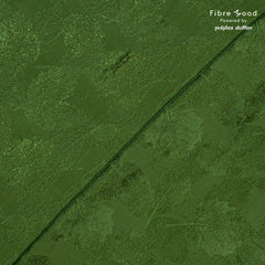 FM- Jacquard geweven - Bladeren Groen  € 24,5/m