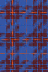 Flannel - Blue Tartan -  € 30 /m